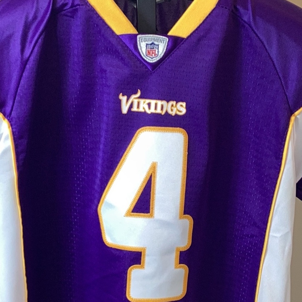 NFL Minnesota Vikings #4 Brett Favre Unisex Football Jersey - Picture 5 of 9